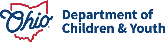 Ohio Department of Children and Youth logo.